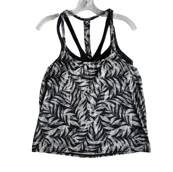 PRANA Ainsley Tankini Black Springtime Women's Size S # W11212433 NWT - Picture 1 of 13